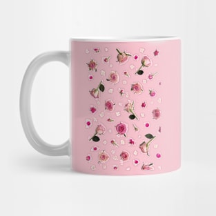 A bunch of pink roses Mug